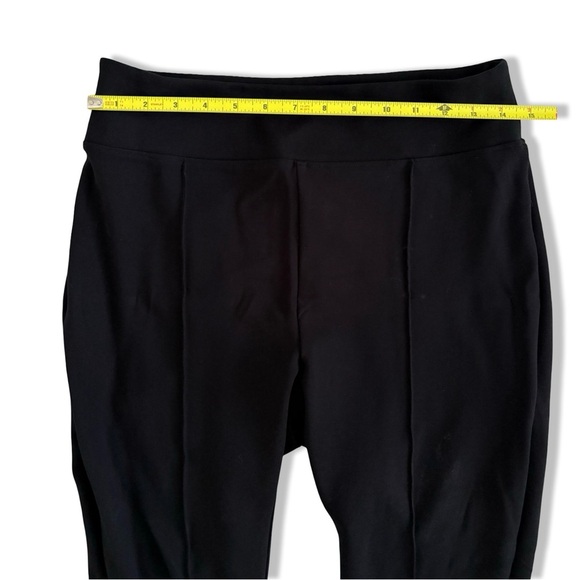 & Other Stories Ponte Knit Stirrup High-Waisted Pant Legging | Black | M - Picture 15 of 16